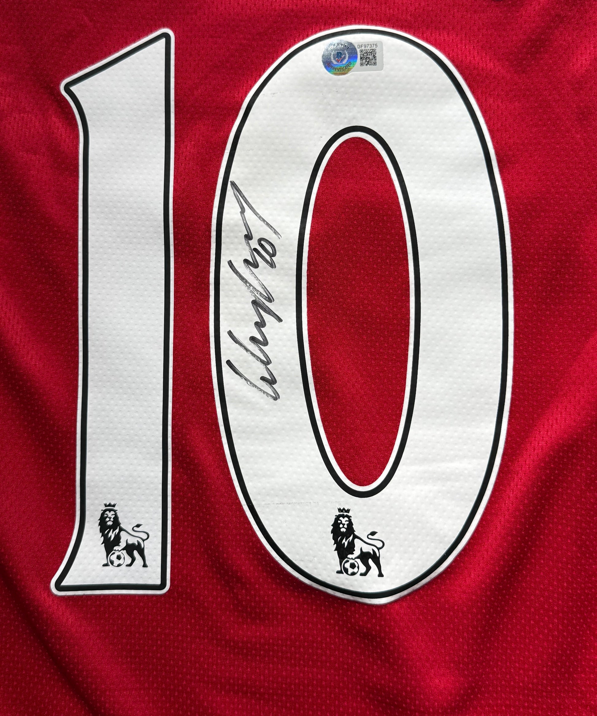 Maillot Domicile signe par Wayne Rooney  Manchester United  FC 2009-10 Certifie par Beckett authentic-signatures
