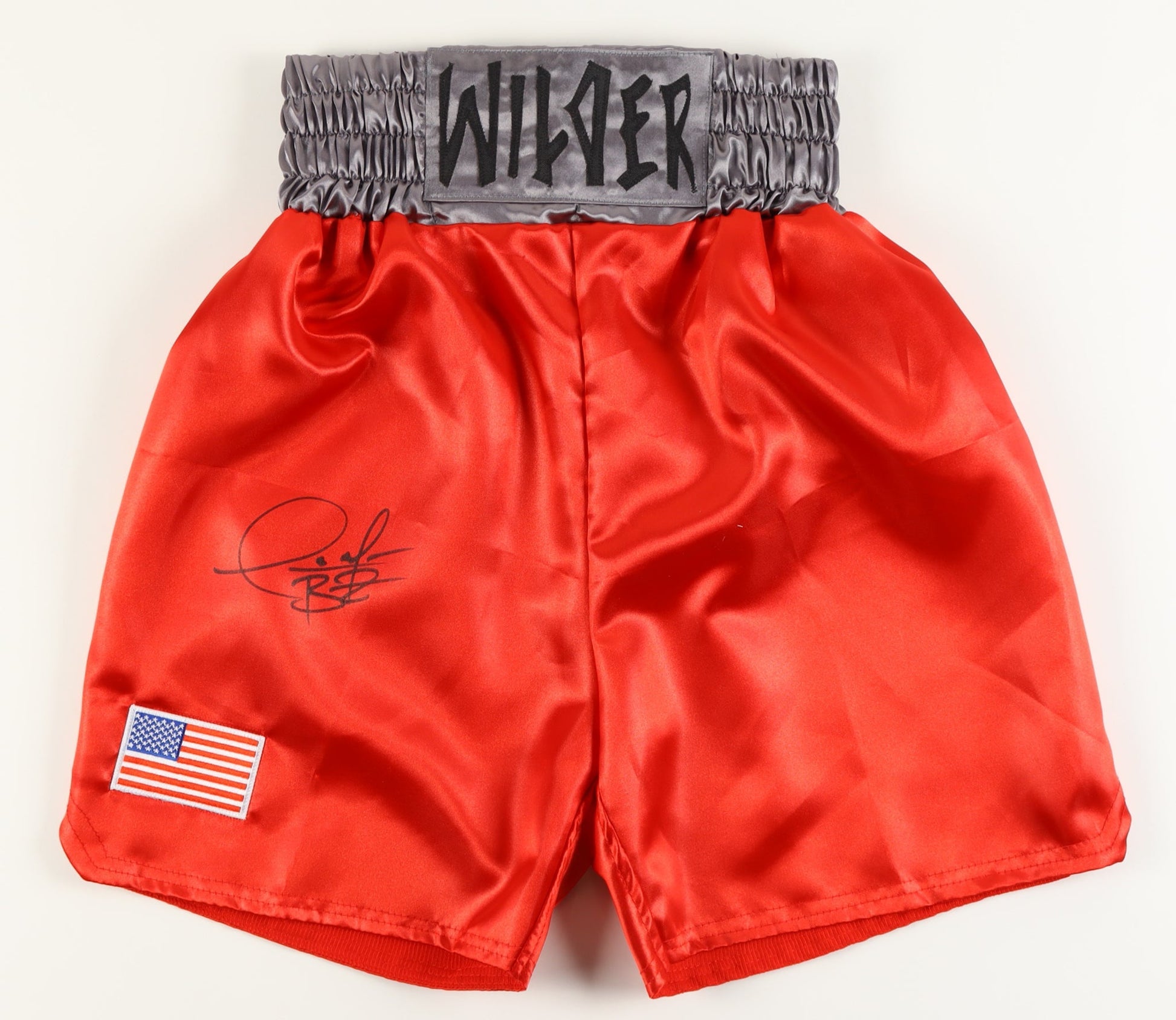 Authentique Short de Boxe signé par Deontay Wilder et certifié par Beckett authentic-signatures