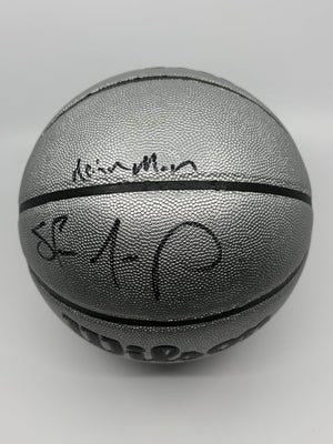 Shawn Kemp, ballon Platinum Edition avec "Reign Man" signé, certifié par Beckett
