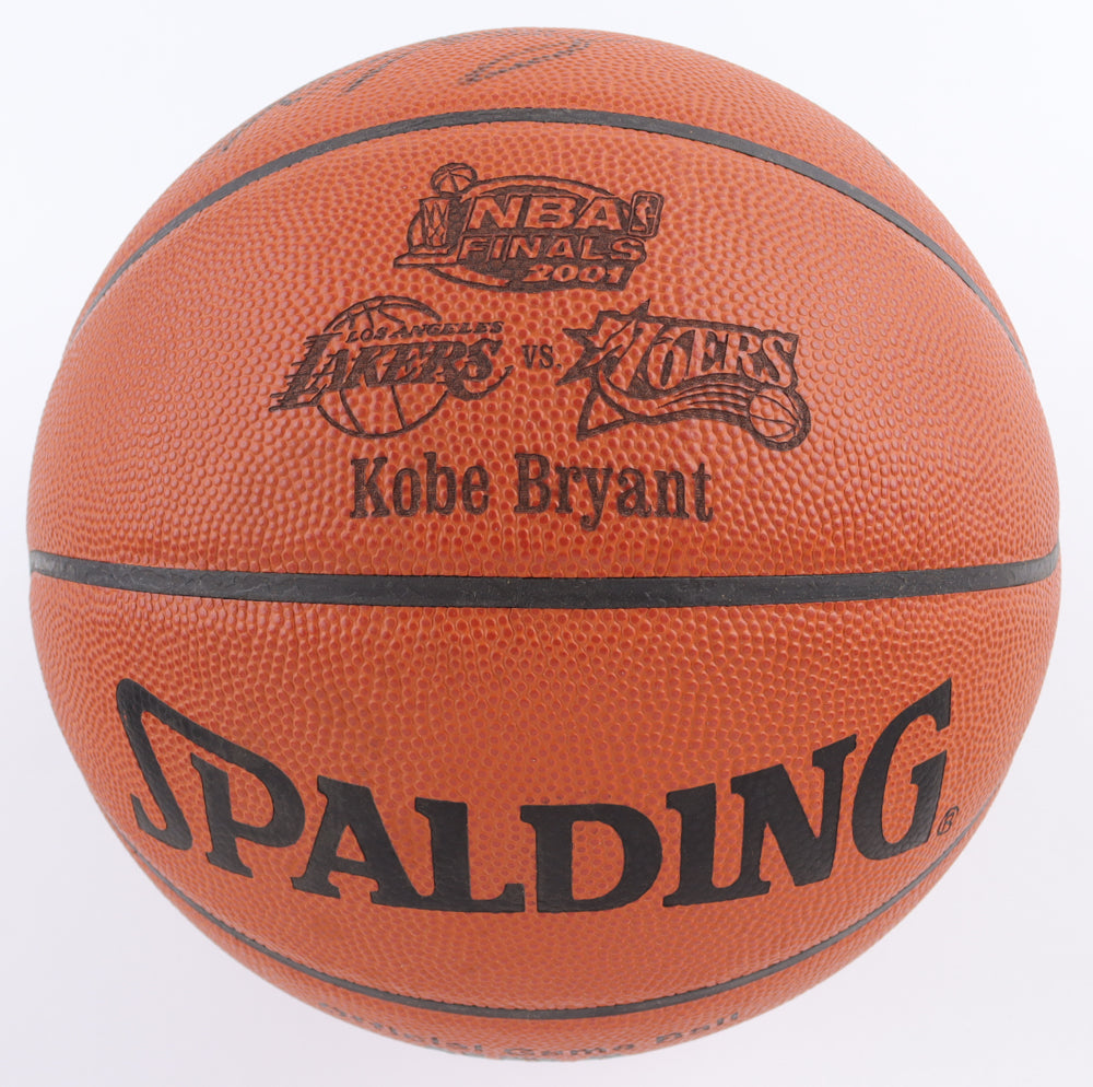 Kobe Bryant Signed Spalding 2001 NBA Finals Official Basketball authentic-signatures