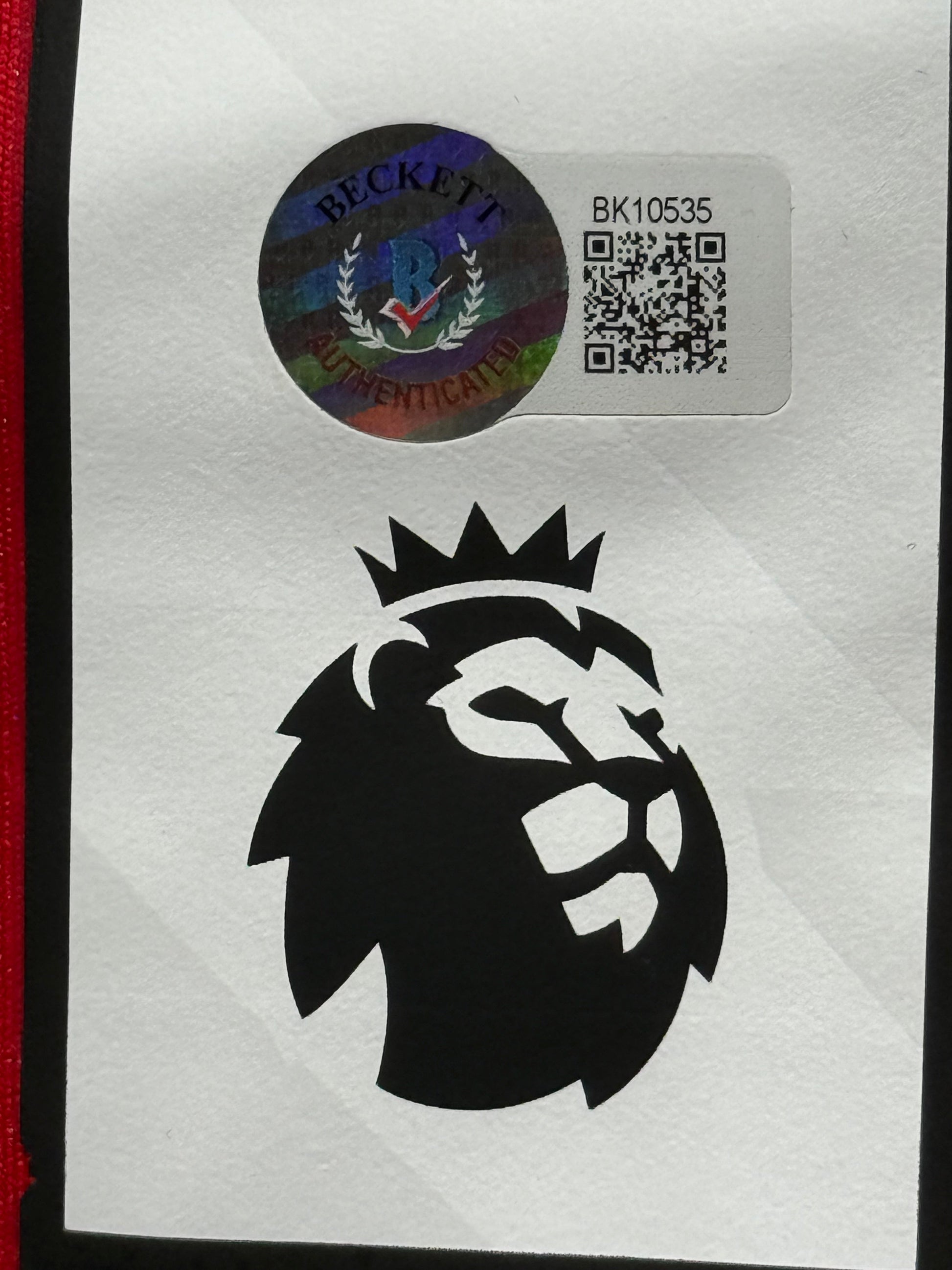 Maillot Domicile signe par Gabriel Martinelli  Arsenal FC 2022-23 Certifie par Beckett authentic-signatures