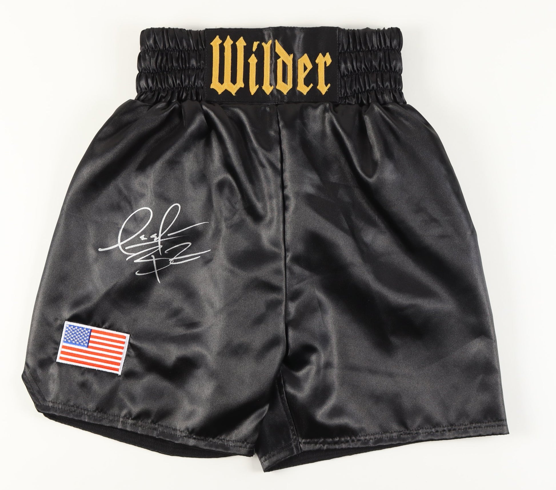 Authentique Short de Boxe signé par Deontay Wilder et certifié par Beckett authentic-signatures