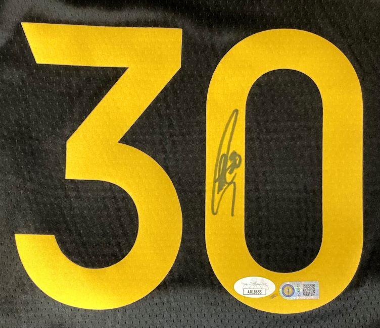 Stephen Curry Signed Golden State Warriors Authentic Jersey Certified by Steph Curry & JSA authentic-signatures