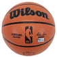 Magic Johnson & Shaquille O'Neal Signed NBA Basketball with Display Case authentic-signatures