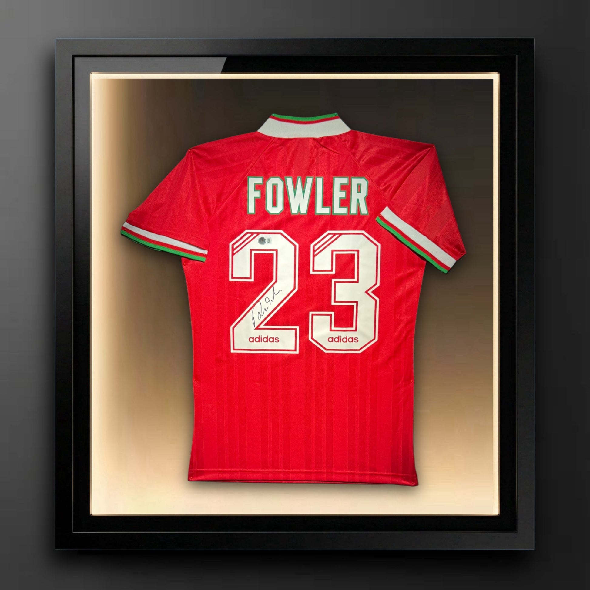 Robbie Fowler Signed Liverpool Authentic Jersey Certified by Beckett authentic-signatures