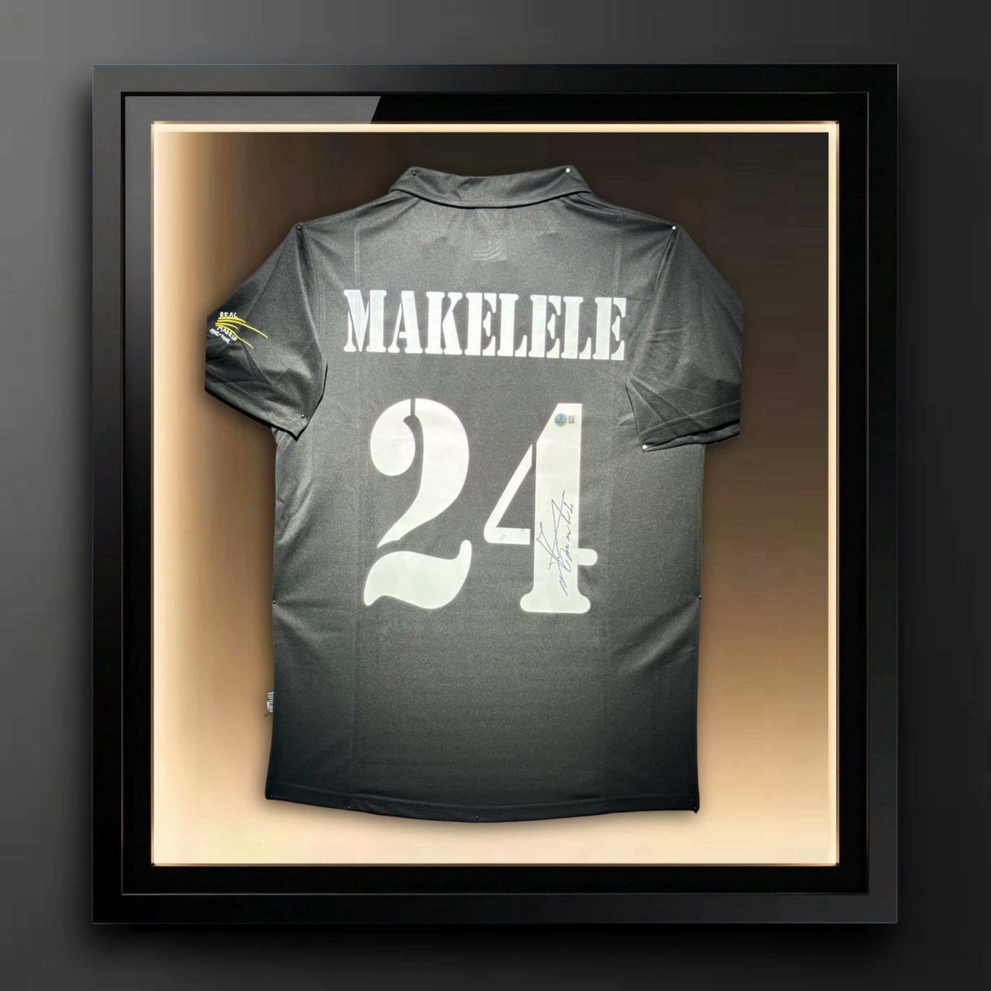 Claude Makélélé Signed Real Madrid Authentic Jersey Certified by Beckett authentic-signatures