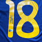 Maillot Exterieur Espagne Edition Coupe du Monde 2010 Pays-Bas/Espagne  signe par Pedro et Certifie par Beckett authentic-signatures