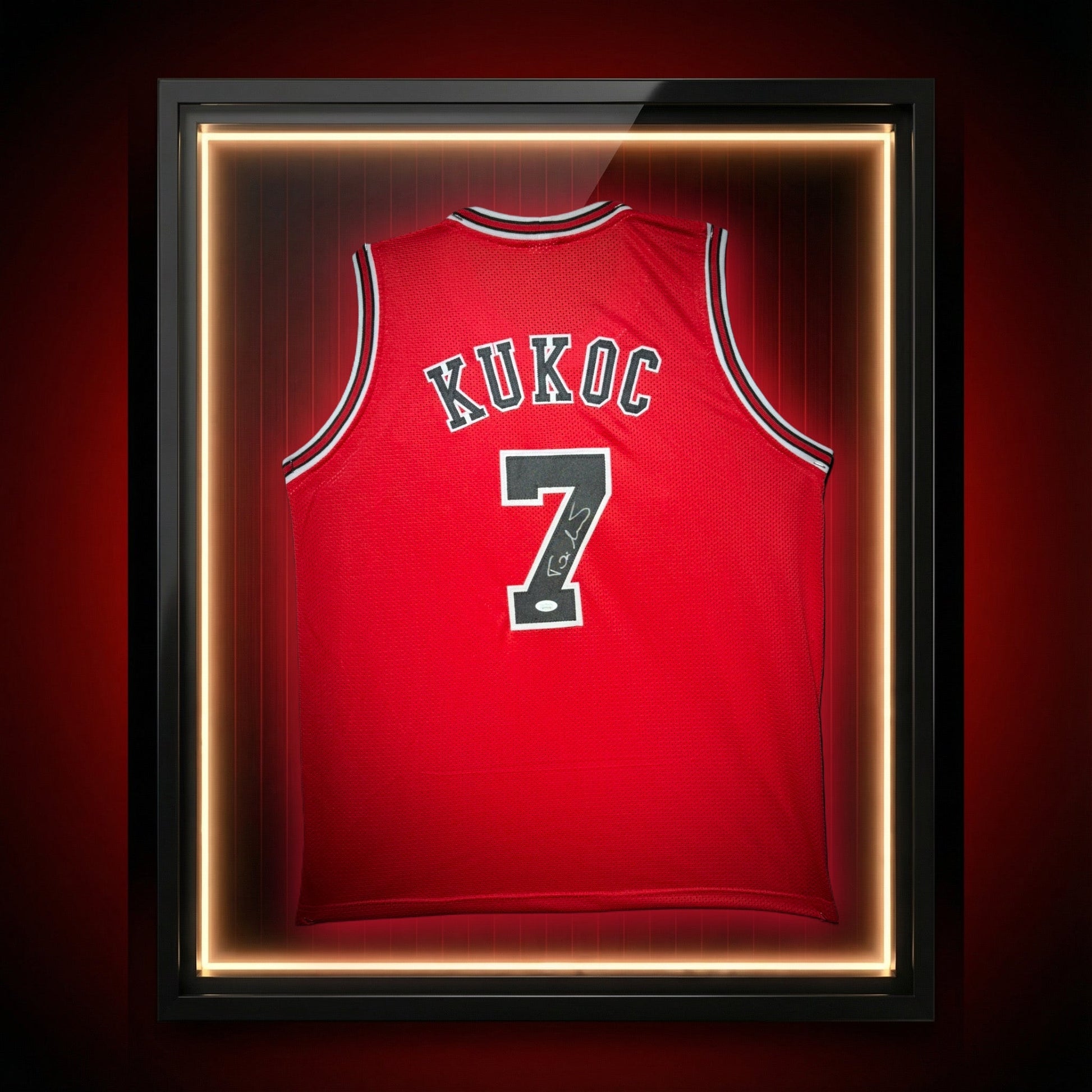 Toni Kukoc Signed Chicago Bulls Jersey Certified by JSA authentic-signatures