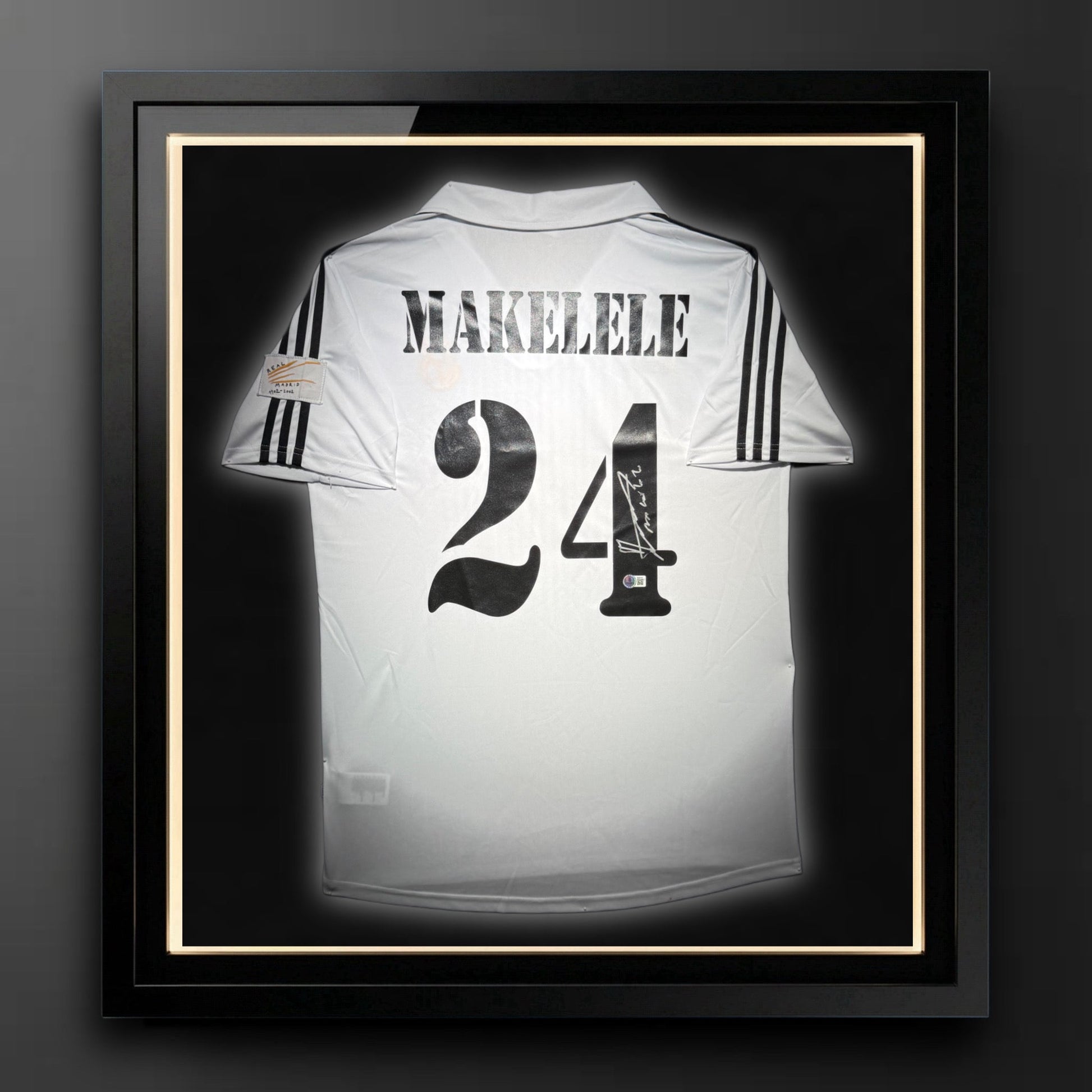 Claude Makélélé Signed Real Madrid Authentic Jersey Certified by Beckett authentic-signatures