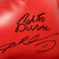 RARE Gant de Boxe Triple signature Thomas Hearns, Roberto Duran, Ray Sugar Leonard certifie par Beckett authentic-signatures