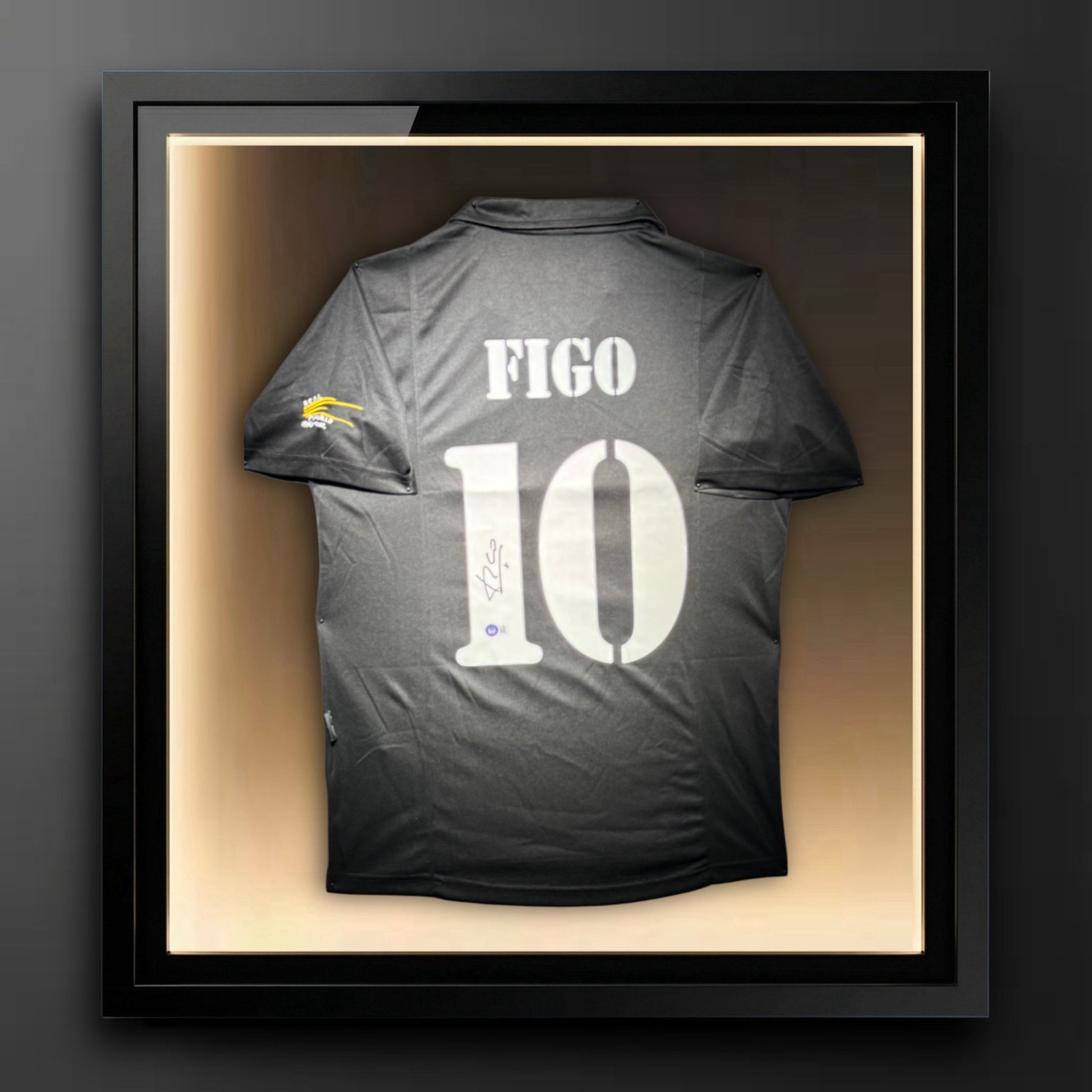 Luis Figo Signed Real Madrid Jersey Certified by Beckett authentic-signatures