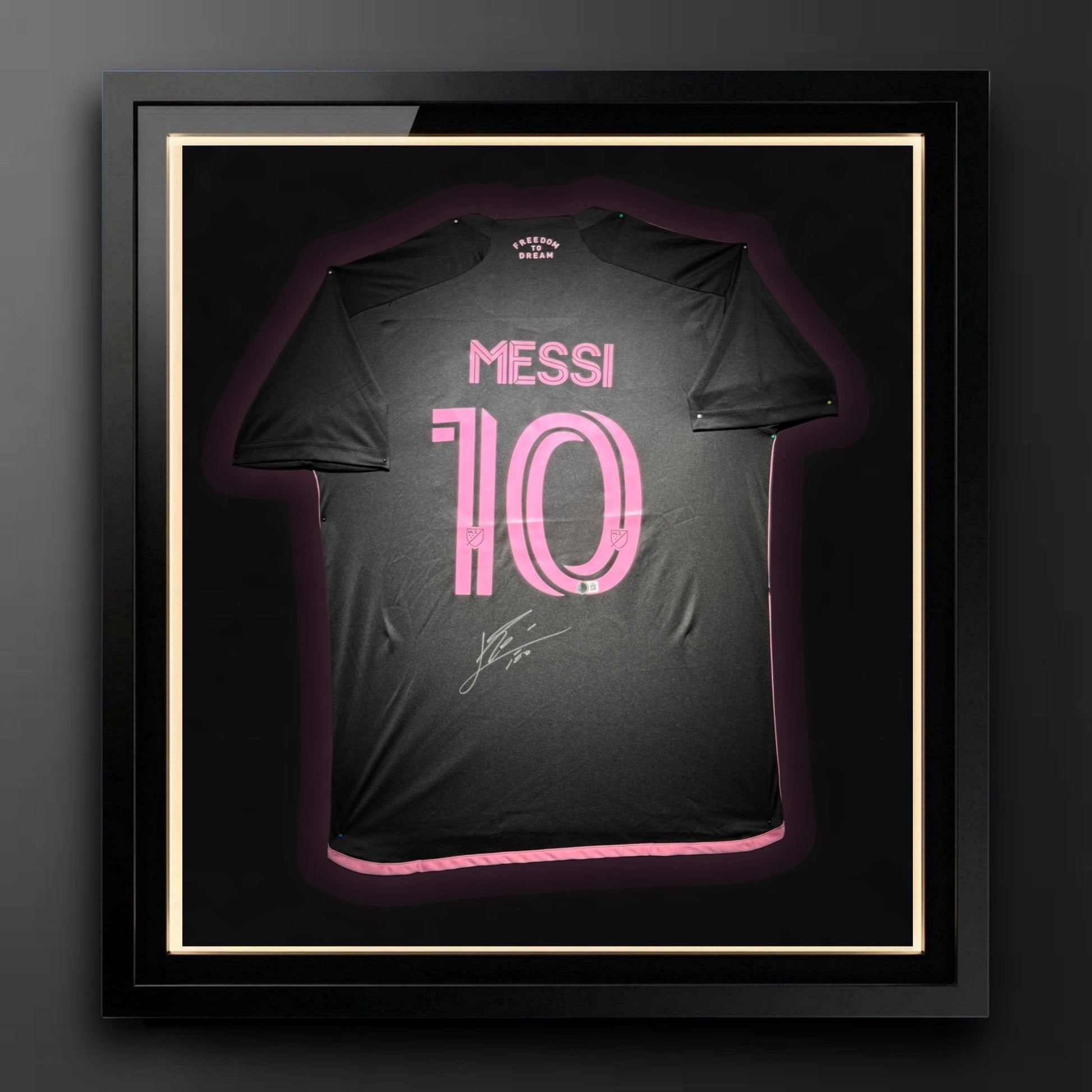 Lionel Messi Signed Inter Miami Jersey Inscribed "LEO" Certified by Beckett authentic-signatures