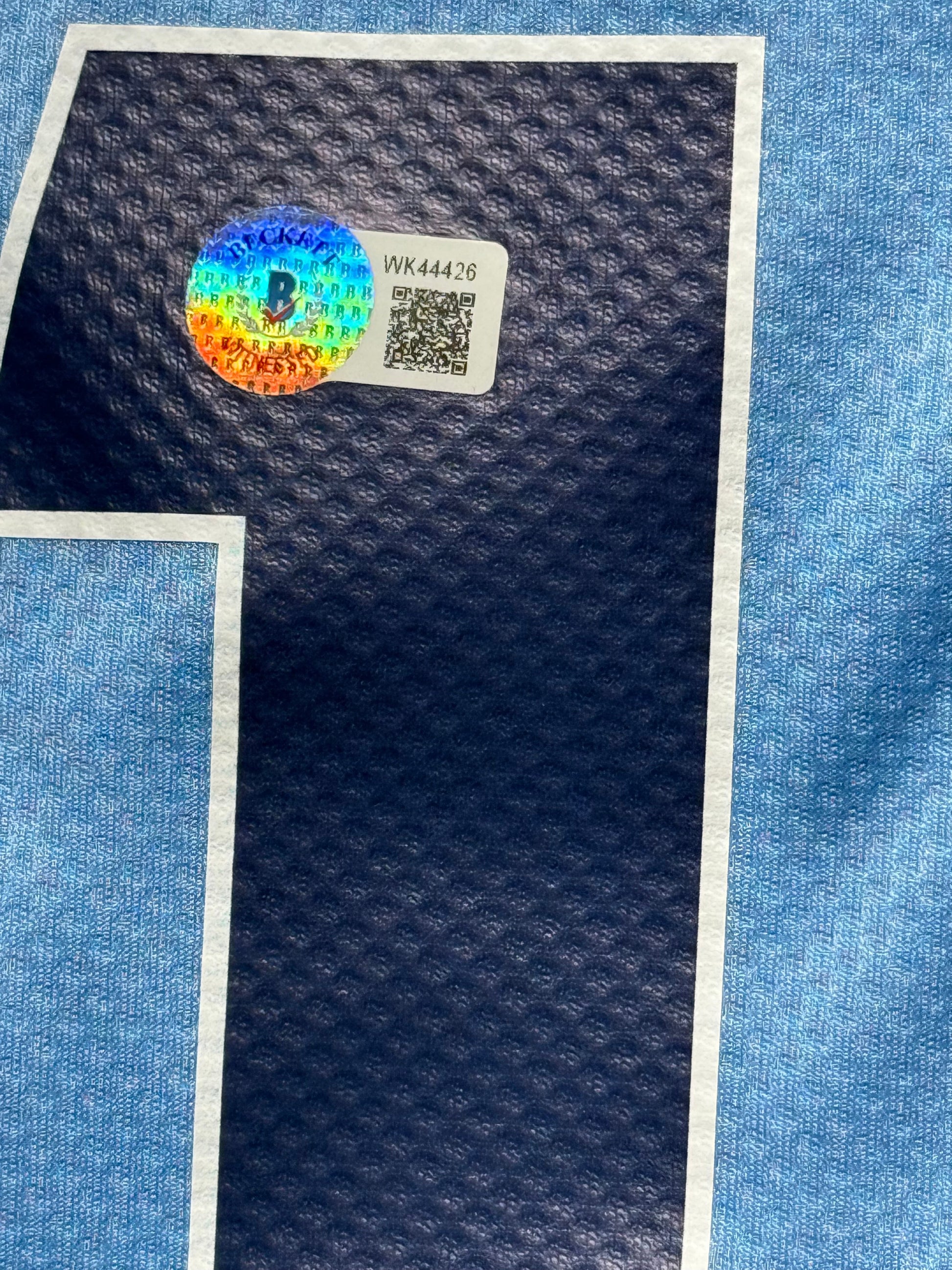 Maillot Domicile signe par Kevin De Bruyne Manchester City FC 2020-21 Certifie par Beckett authentic-signatures