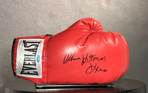 AUTHENTIQUE Gant de Boxe Droit  EVERLAST signe par Thomas "Hitman" Hearns certifie par Schwartz authentic-signatures