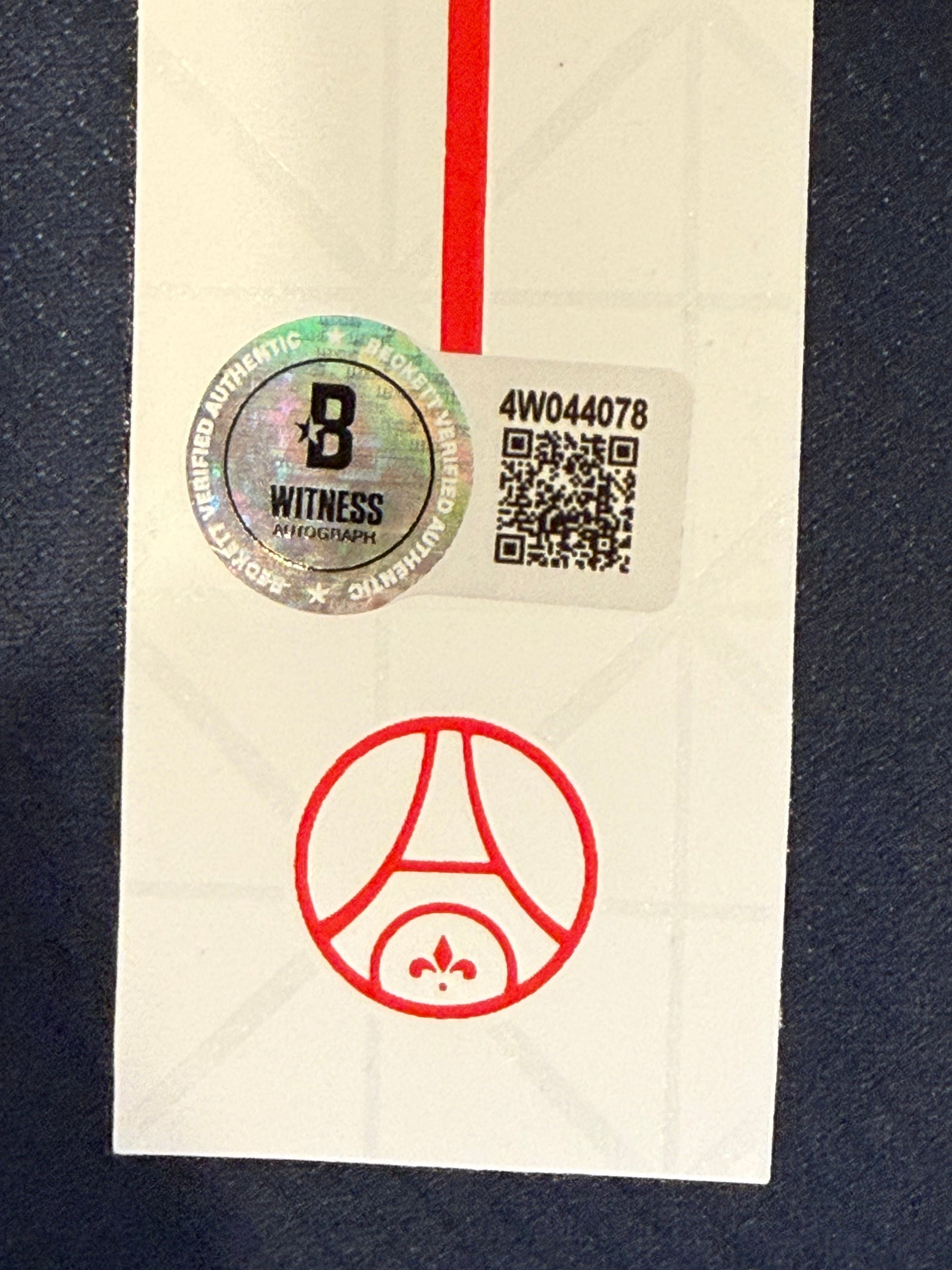 Maillot ETOILE Domicile signe par VITINHA Paris Saint Germain 2025-26 Certifie par Beckett authentic-signatures