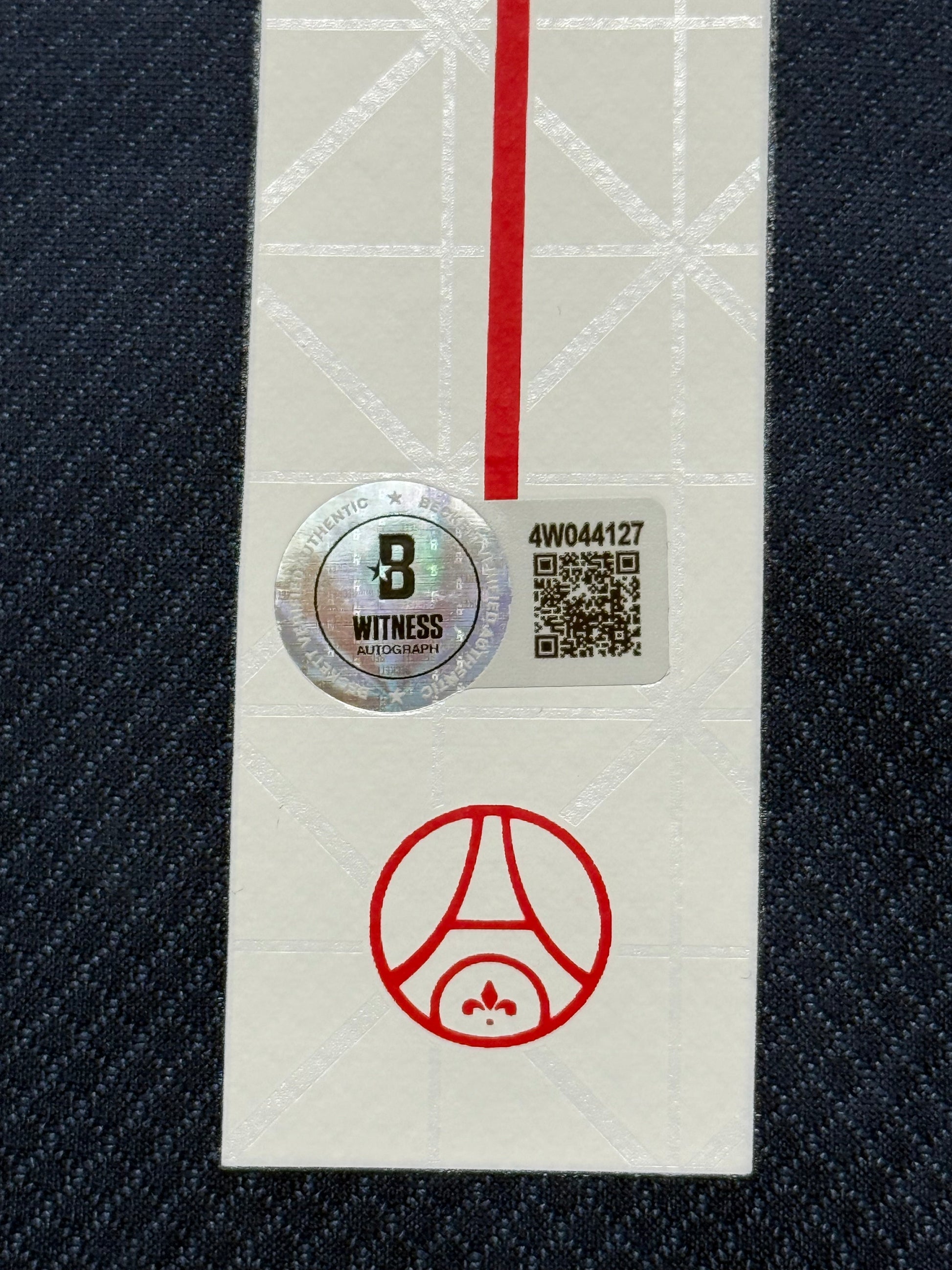 Maillot Domicile signe par VITINHA Paris Saint Germain 2025-26 Certifie par Beckett authentic-signatures