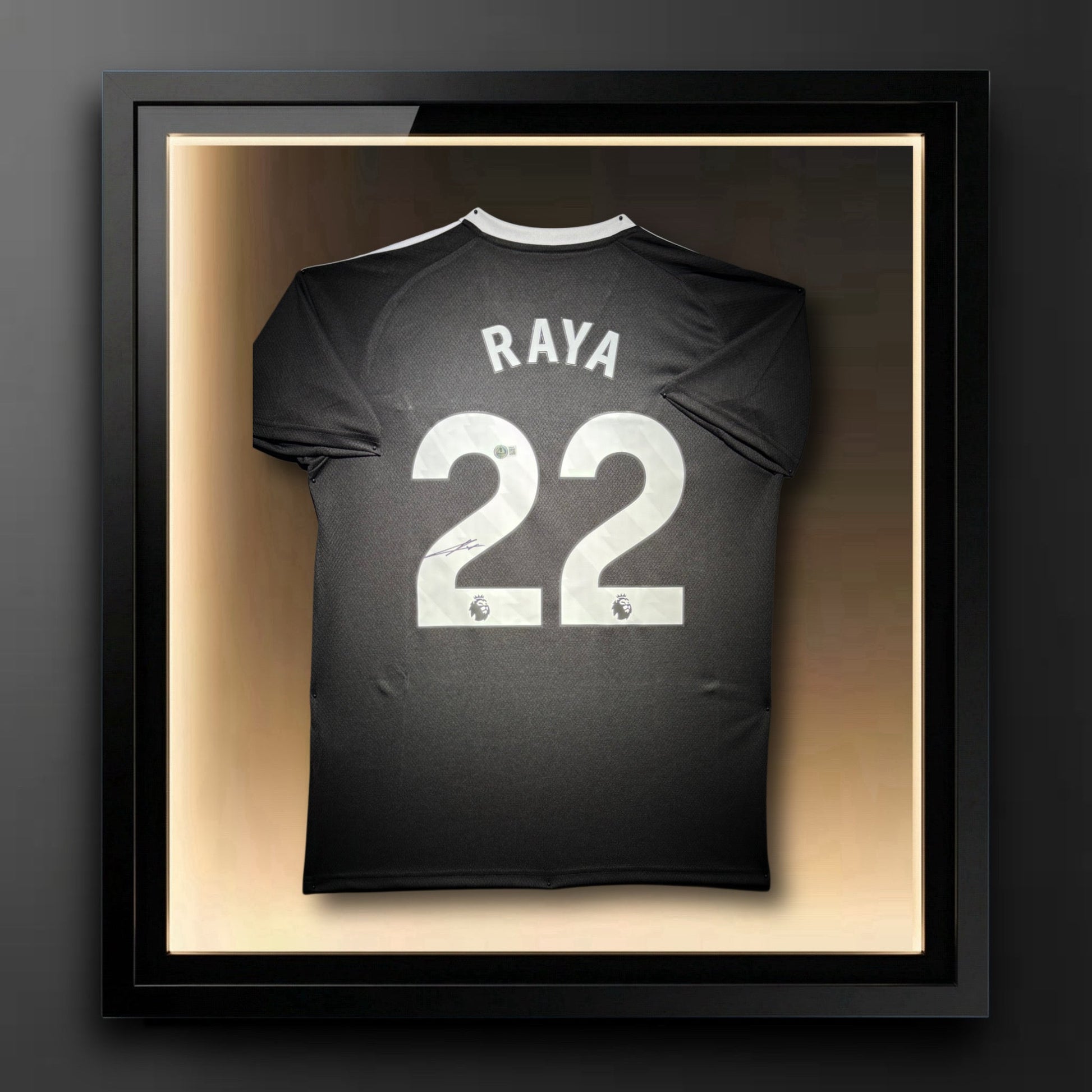 David Raya Signed Arsenal Authentic Jersey Certified by Beckett authentic-signatures