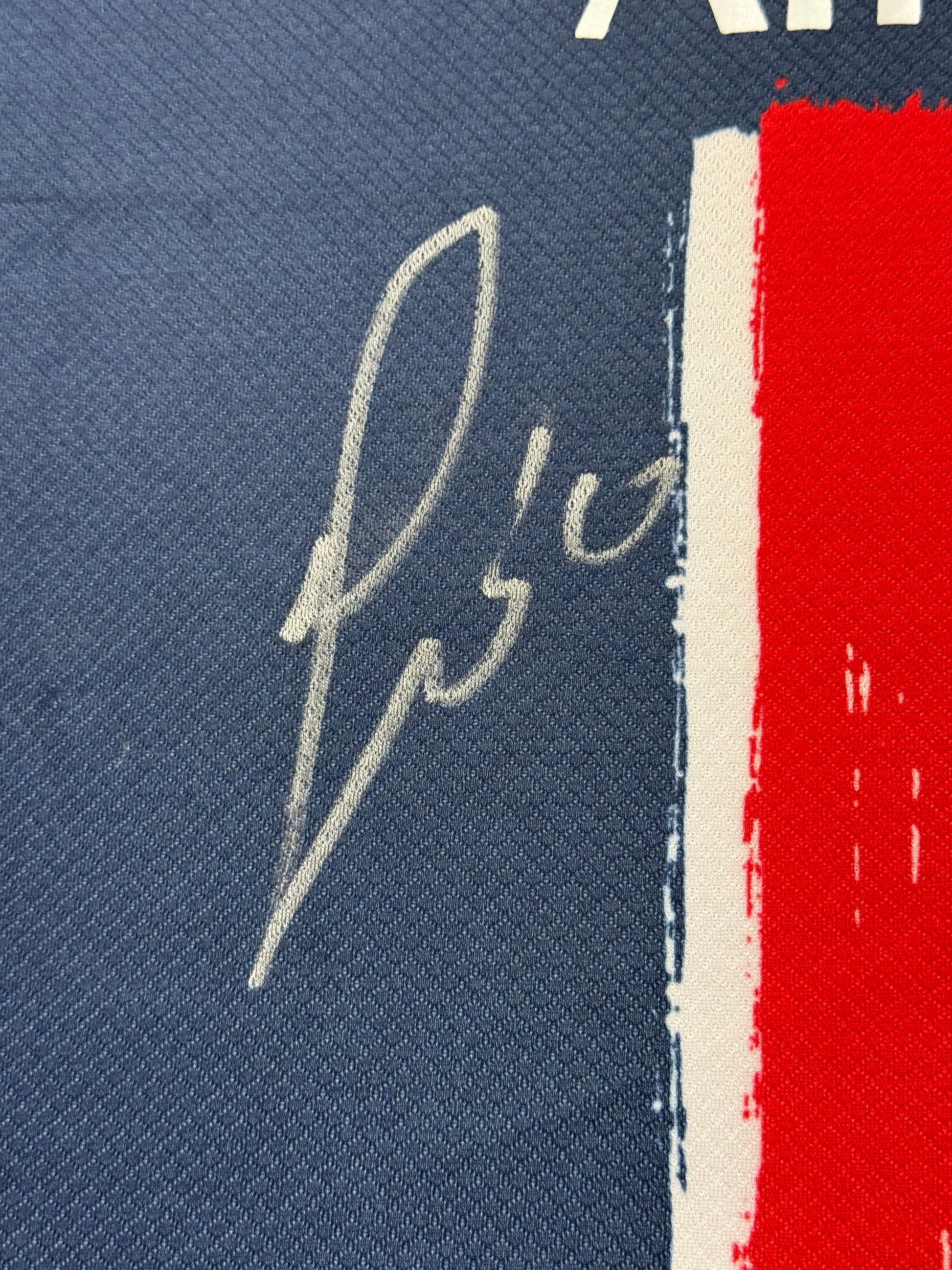 Maillot Domicile signe par Ousmane DEMBELE Paris Saint Germain 2024-25 Certifié par JSA authentic-signatures