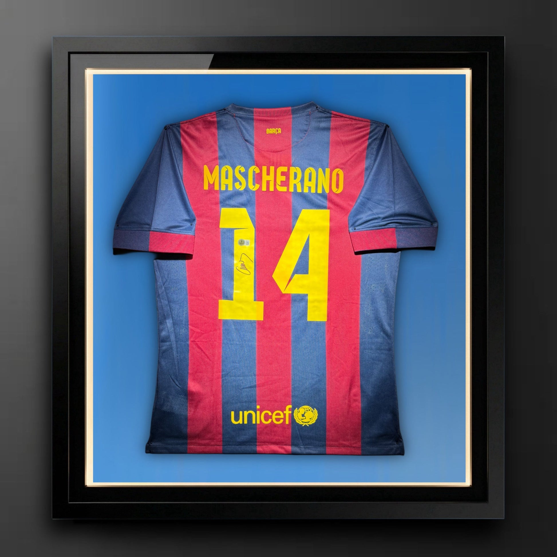Javier Mascherano Signed FC Barcelona Authentic Jersey Certified by Beckett authentic-signatures
