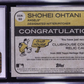 Shohei Ohtani 2022 Topps Heritage Clubhouse Relics #CCR-SO (CGC 10) authentic-signatures