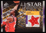 RARE PIECE DE MAILLOT ALL STAR PORTE par  Kobe Bryant 2003-04 SP Game Used All Star Apparel KBAS authentic-signatures