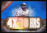 Mookie Betts Topps Triple Threads Game Used Relic Sapphire TTRMB4 #3/3 authentic-signatures