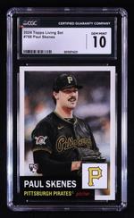 Paul Skenes 2024 Topps Living Set #768 RC (CGC 10) authentic-signatures
