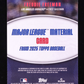 Freddie Freeman 2025 Topps Major League Materials Game-Used Relic #MLM2FF S2 authentic-signatures