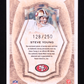 Steve Young 2009 Donruss Threads Pro Gridiron Kings Materials Game Worm Patch #128/250 authentic-signatures
