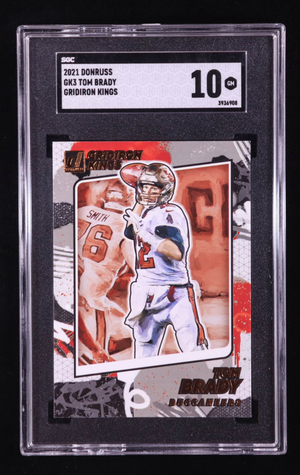 Tom Brady 2021 Donruss Gridiron Kings #3 (SGC 10) authentic-signatures