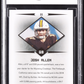 Josh Allen 2018 Leaf Rookie Star #08 RC (BCCG 10) authentic-signatures