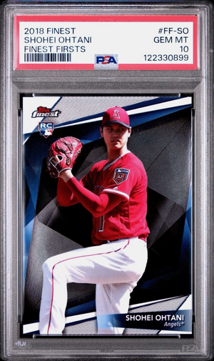 Shohei Ohtani 2018 Finest Finest Firsts #FF-SO (PSA 10) authentic-signatures