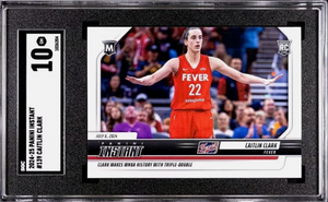 Caitlin Clark 2024025 Panini Instant WNBA #139 (SGC 10) authentic-signatures
