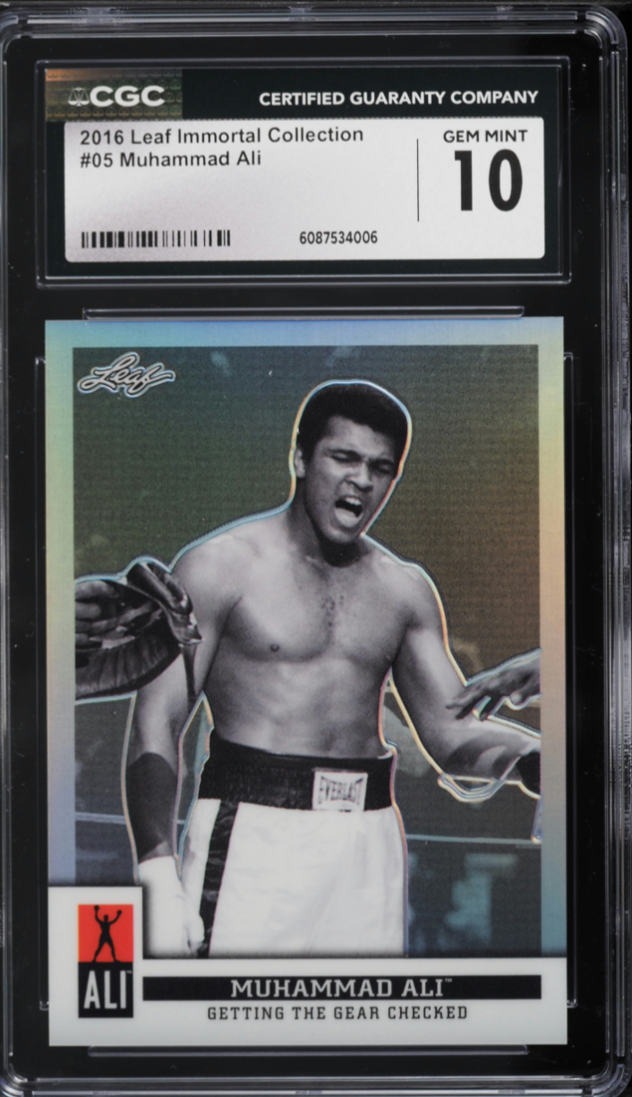 Muhammed Ali 2016 Leaf Immortal Collection #05 (CGC 10) authentic-signatures