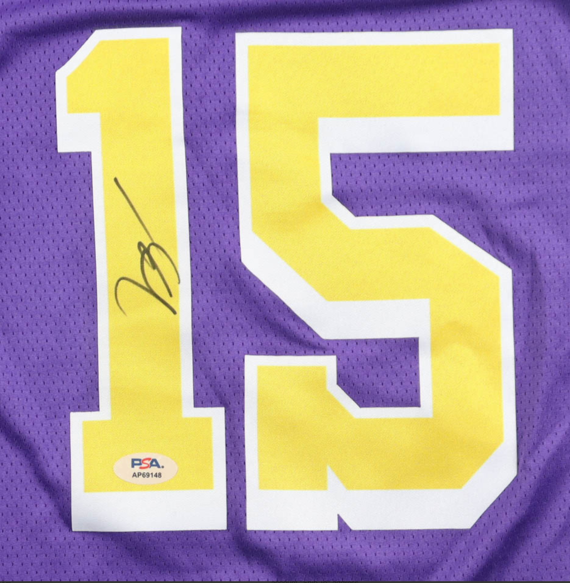 Maillot Authentique Exterieur Los Angeles Lakers signe par Austin Reaves certifie par PSA authentic-signatures