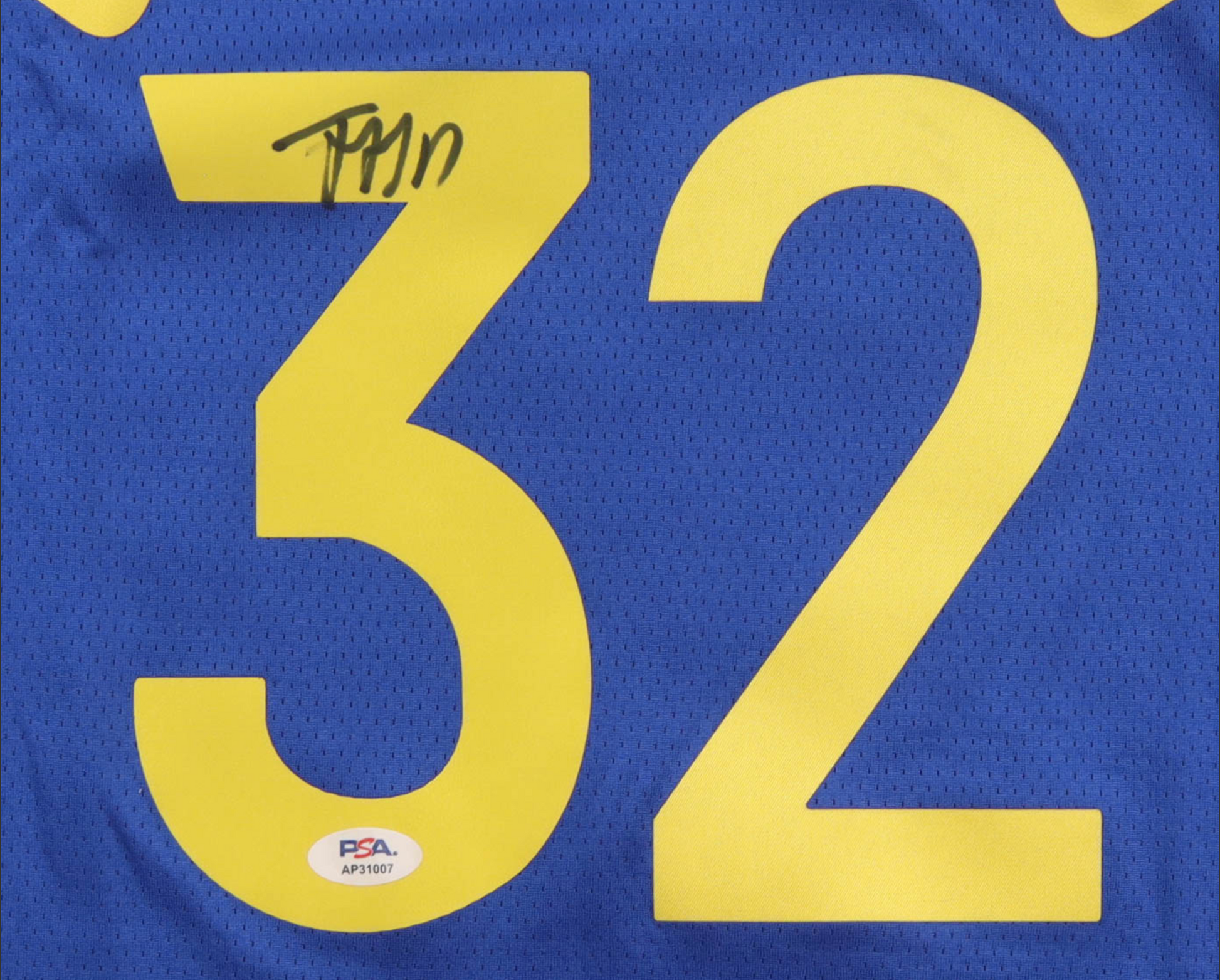 Maillot Authentique Golden Sate Warriors signe par Trace Jackson et certifie par PSA authentic-signatures