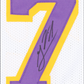 Maillot Custom Los Angeles Lakers signe par Gabe Vincent et certifie par Beckett authentic-signatures