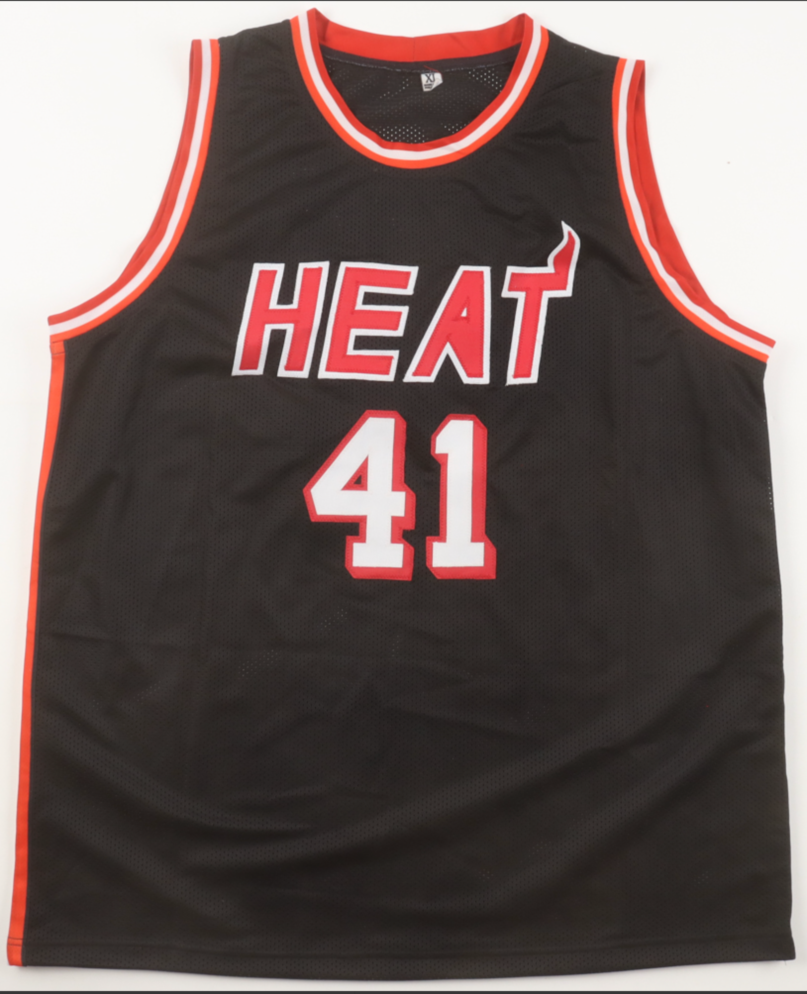 Maillot Custom Miami Heat signe par Glen Rice certifie par Beckett authentic-signatures