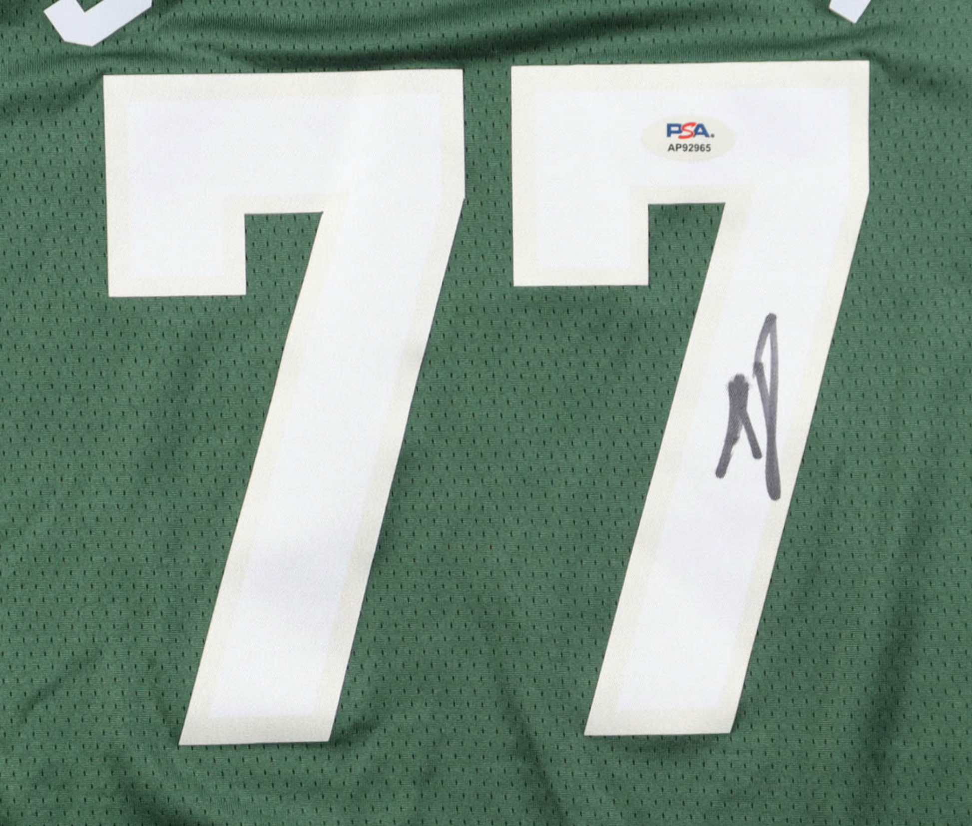 Maillot Authentique Domicile Milwaukee Bucks signe A.J Johnson  par certifie par PSA authentic-signatures