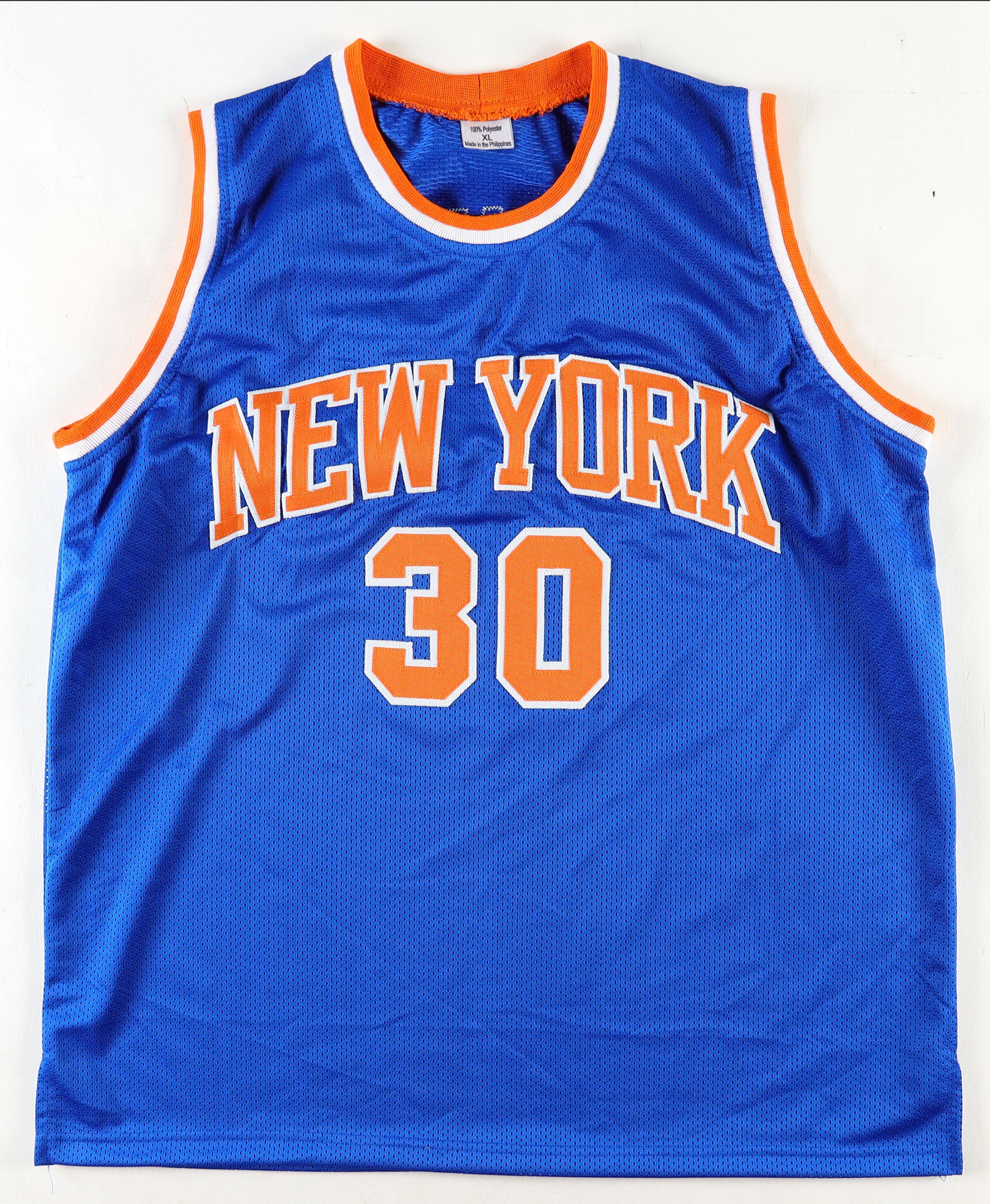 Maillot Custom Domicile New York Knicks signe "HOF 2013-85 Scoring Champ-81 C ROY" par Bernard King certifie par Beckett authentic-signatures