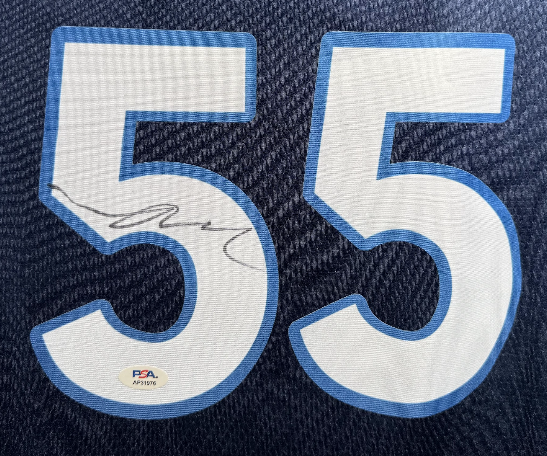 Maillot Authentique Domicile  Minnesota Grizzlies signe par Luka Garza certifie par PSA authentic-signatures