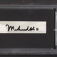 Cadre comprenant le short et une carte signees par Mohammad Ali certifie par PSA authentic-signatures