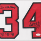 Cadre Maillot"3x NBA Champ '96 '97' '98"authentique des Chicago Bulls signe par Bill Wennington certifie par JSA authentic-signatures