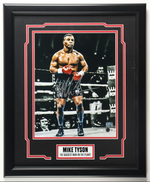 Cadre Photo dedicacee par Mike Tyson certifiee par Beckett et Tyson authentic-signatures