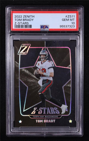 Tom Brady 2022 Zenith Z-Stars #11 (PSA 10) authentic-signatures