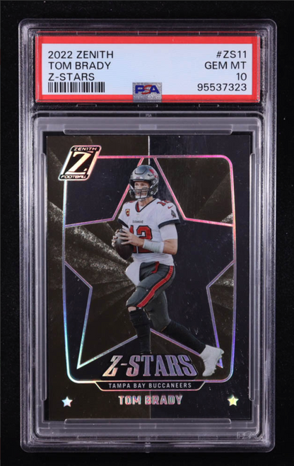 Tom Brady 2022 Zenith Z-Stars #11 (PSA 10) authentic-signatures