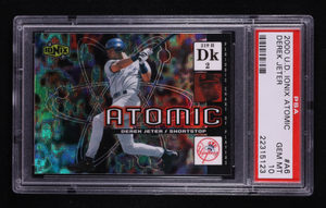Derek Jeter 2000 UD Ionix Atomic #A6 (PSA 10) authentic-signatures