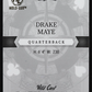 Drake Maye 2023 Wild Card 5 Card Draw Stacked Deck Ace of Clubs Gold Shock #DM RC #2/5 authentic-signatures