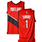 ANFERNEE SIMONS SIGNED TRAIL BLAZERS JORDAN AUTHENTIC JERSEY authentic-signatures