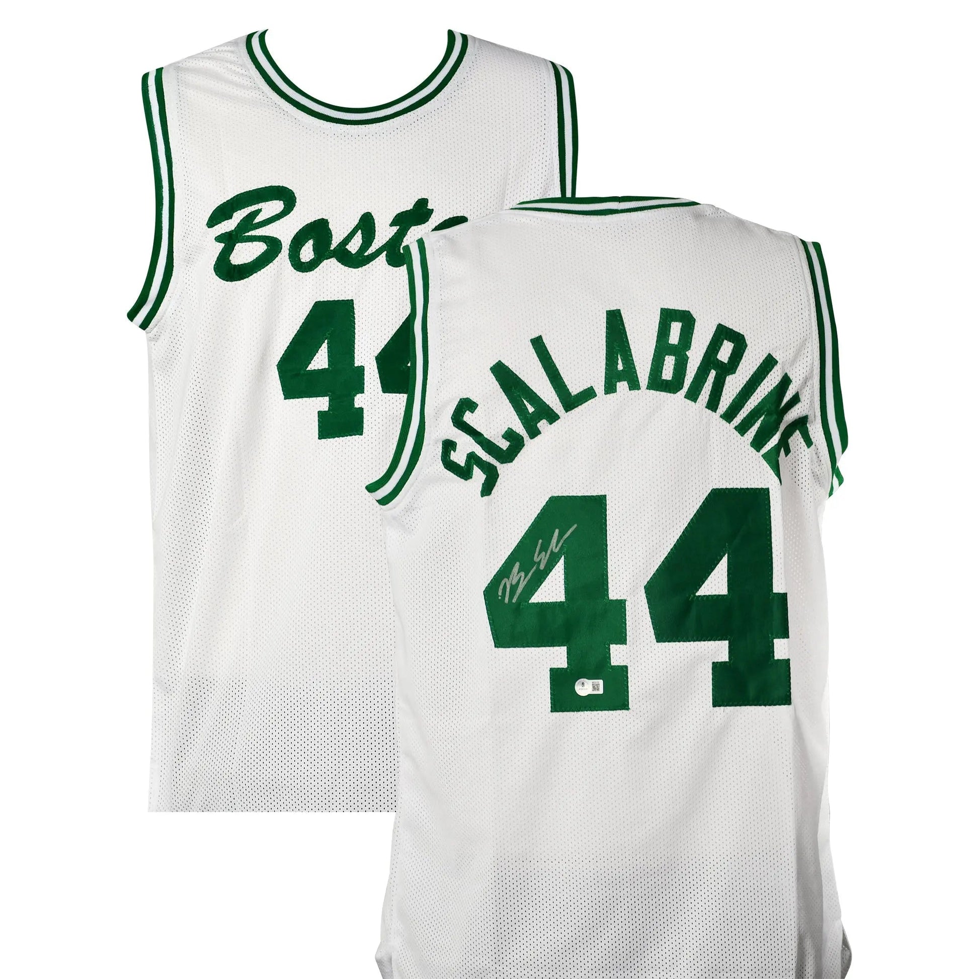 Brian Scaalbine Signed Boston Celtics Jersey Certified by Beckett authentic-signatures